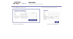 Desktop Screenshot of bookings.seawings.ae